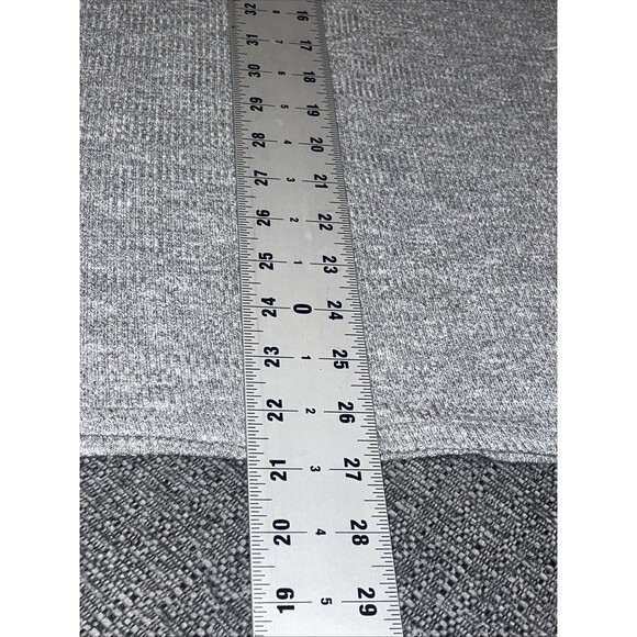 Calvin Klein Womens Top Extra Large Grey Mock Neck Minimalist Capsule Classic - Picture 6 of 8